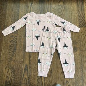 Hanna Andersson Halloween cat pajamas